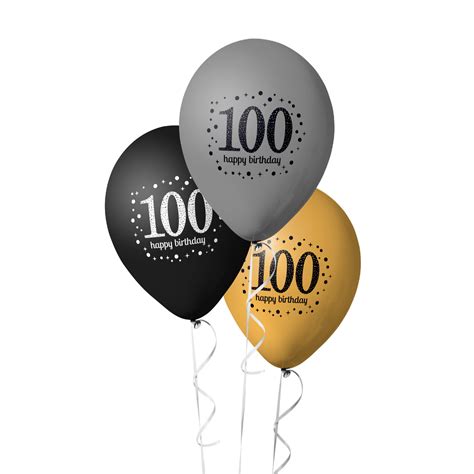 Happy 100th Birthday Balloons For Men And Women 100 Birthday Balloons