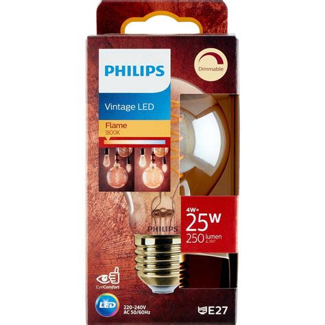 Lampadina Led Goccia Filamento Oro 25w E27 Dim PHILIPS 1 PZ Coop Shop