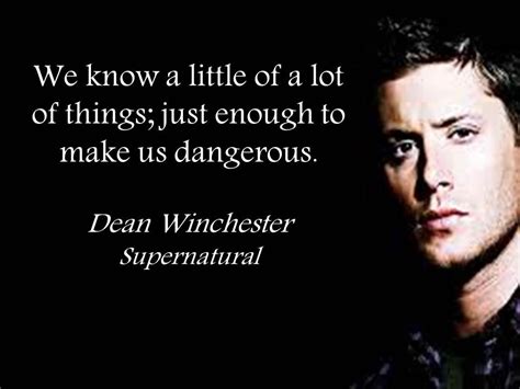 Supernatural Dean Quotes