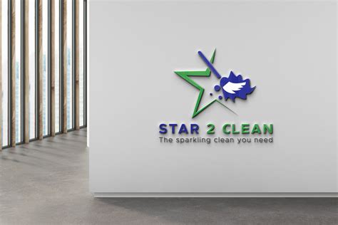 cleaning company logo :: Behance