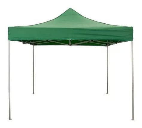 Tenda Articulada Sanfonada Ferro Teto Em Nylon 3x3 Verde Frete grátis