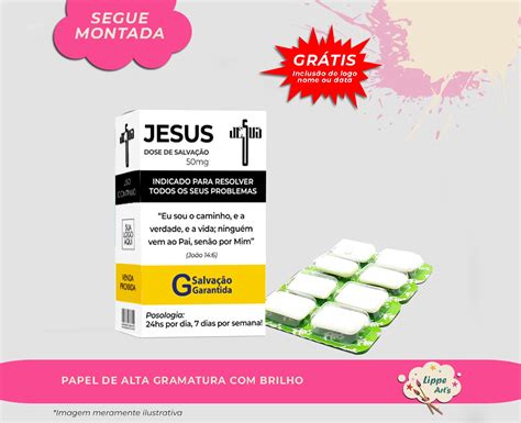 Caixa De Rem Dio P Jesus Elo Produtos Especiais