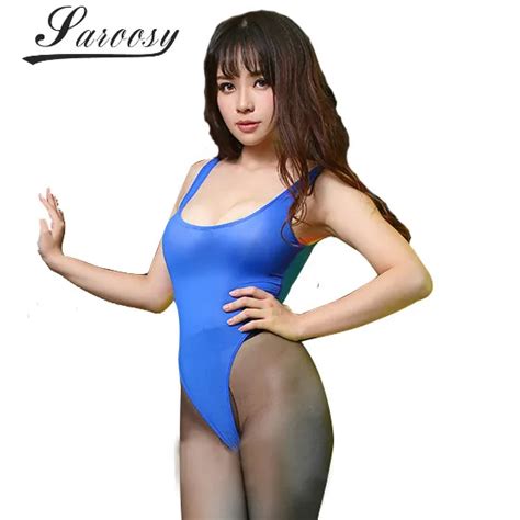 2017 New Multicolor Sheer High Cut Bodysuit Leotard For Women One Piece