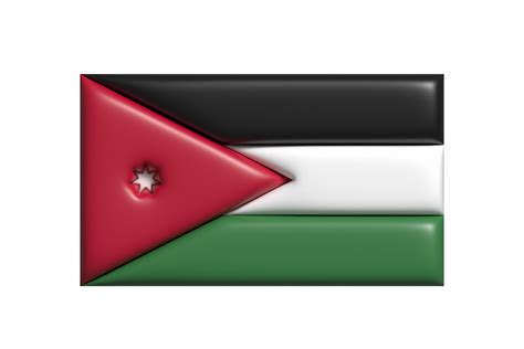 Jordan Flag 3d Render 22220863 Png