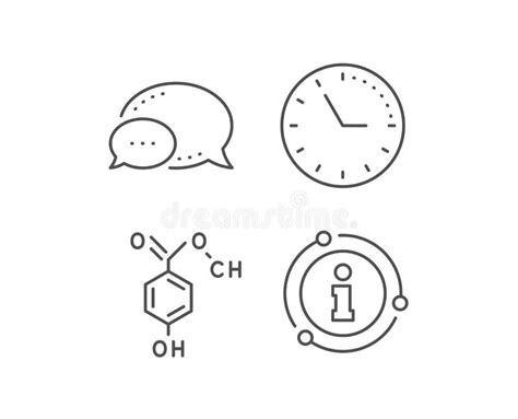 Chemical Formula Group And Time Icons Set Euler Diagram Approved