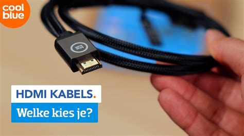 Welke Hdmi Kabel Heb Je Nodig Youtube