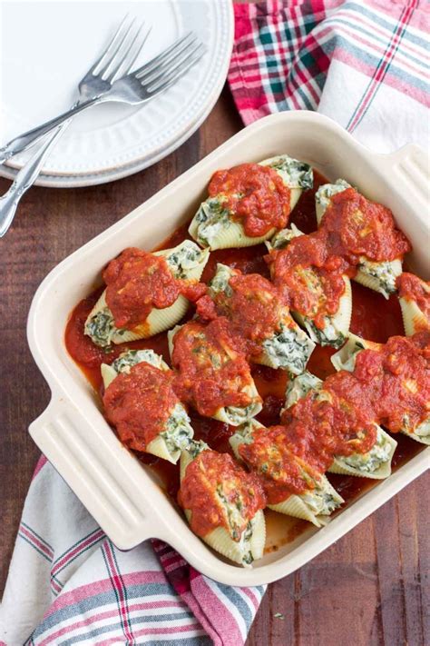 Vegan Spinach Artichoke Dip Stuffed Shells Stacey Homemaker