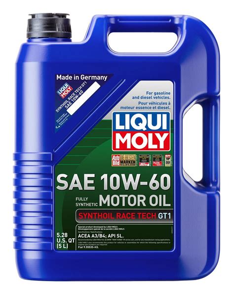 Liqui Moly Motor Oil Synthoil Race Tech Gt W Liter