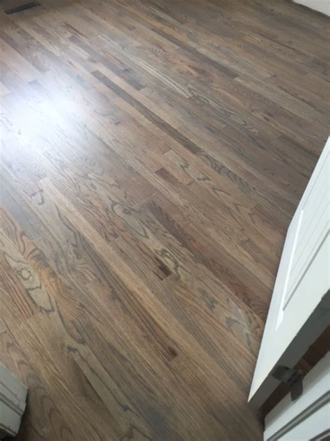 Red Oak Floors With Classic Grey and Weathered Oak Stain | Jade Floors