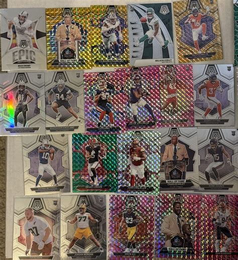 Mosaic Football Card Lot Rookies Inserts Parallels Etc Ebay