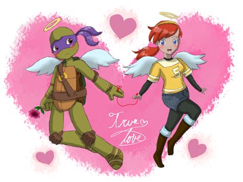 April and Donnie by TropicalSnowflake on DeviantArt