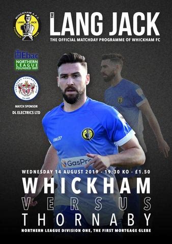 Whickham Vs Thornaby By Whickhamfc Issuu