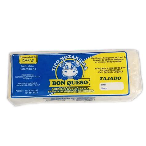 Queso Doble Crema Tajado LB 9 900 Quesos Puerto Rico