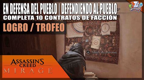 Assassin S Creed Mirage Logro Trofeo En Defensa Del Pueblo