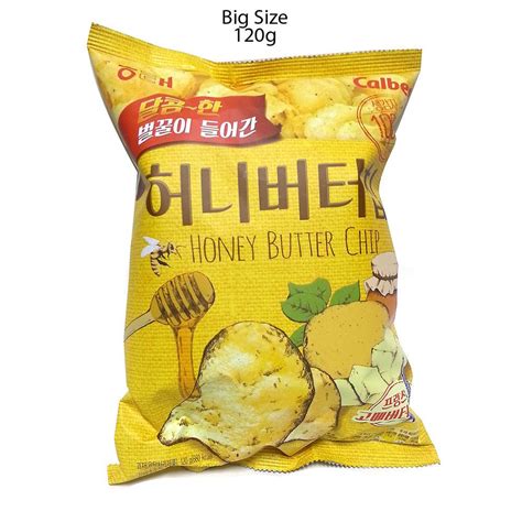 Honey Butter Chip potato by Calbee korea BIG SIZE 120g #Calbee | Snack