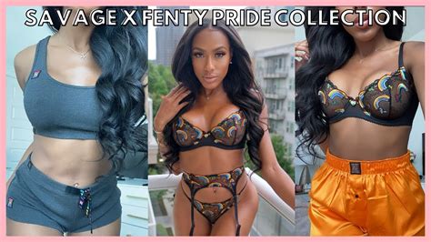 Savage X Fenty Try On Haul June Pride Collection Youtube
