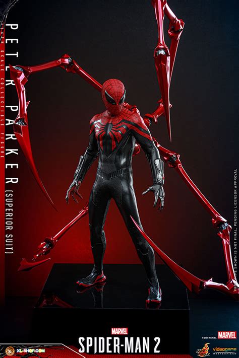 Hot Toys Vgm Marvel S Spider Man Th Scale Peter Parker Superior Suit Collectible