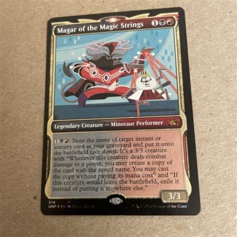 Magar Of The Magic Strings 514 Showcase Galaxy Foil MTG Unfinity EBay