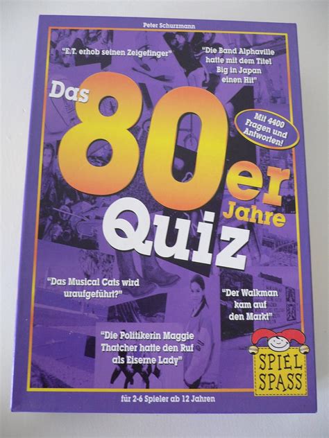 Spiel Spass Er Jahre Quiz Amazon De Spielzeug