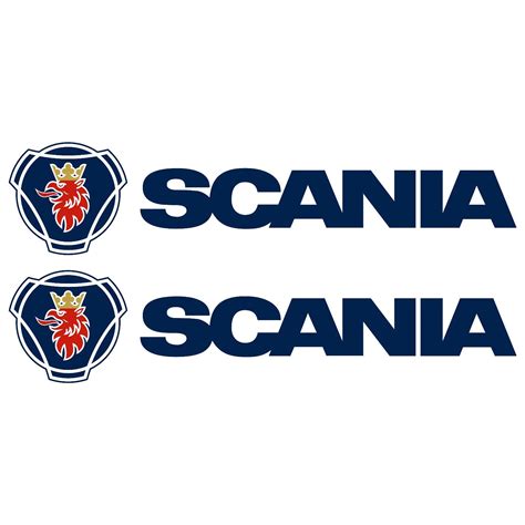 For 2 X SCANIA 90cm X 20cm Aufkleber Sticker Lastwagen Truck Car