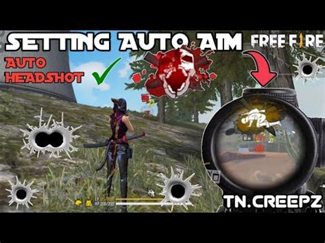 Setting Auto Aim Free Fire Default Atau Hanya Scope Free Fire Youtube