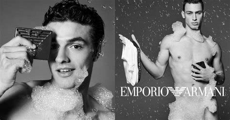 Emporio Armani Bubbles Over With Underwear Campaign