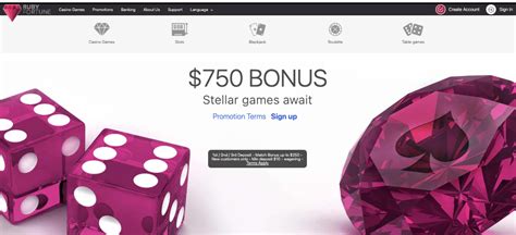 C$750 Welcome Bonus! - Ruby Fortune Casino Canada Review: A Gem in the World of Online Gaming