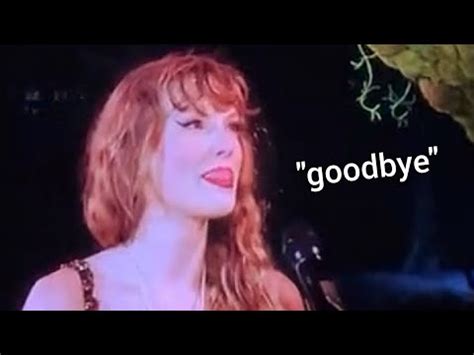 Taylor Swift CRYING on stage after her fan's death at The Eras Tour