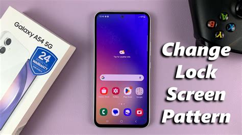 How To Change Lock Screen Pattern On Samsung Galaxy A54 5G YouTube