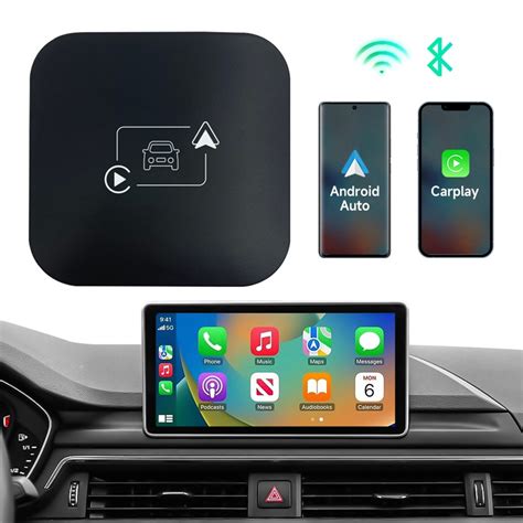 Em Carplay Android Auto Adaptador Carplay Sem Fio Fio Para