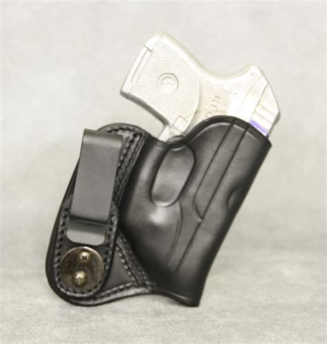 Ruger LCP w/Lasermax IWB Concealed Tuckable Custom Leather Holster ...