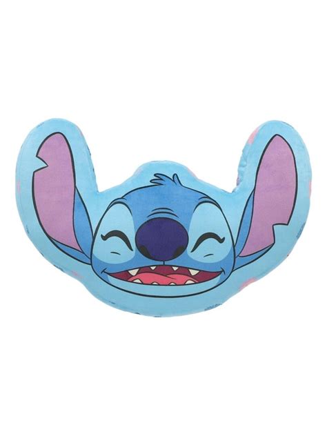 Coussin Disney 3D Stitch 100 Polyester Bleu Bleu Kiabi 24 90