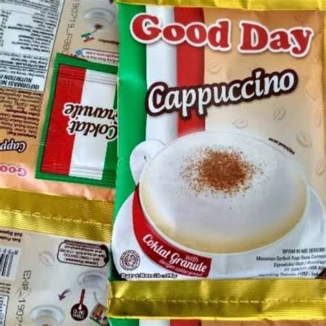 Jual KOPI GOOD DAY CAPPUCINO 1 RENTENG Isi 10 Sachet 25 Gram Shopee