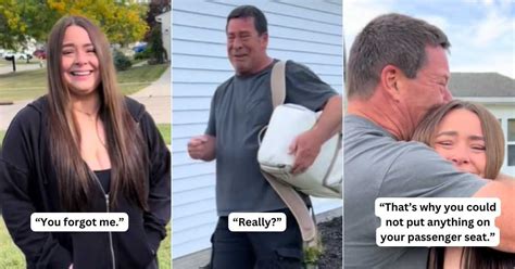 Daughters Say Emotional Goodbye To Dad While Moving Out Without