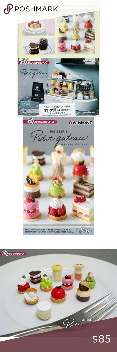 Re Ment Patisserie Petit Gateau Mini Dollhouse Cake Scenes Complete Set