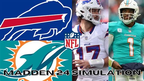 Week 2 Tnf Buffalo Bills Vs Miami Dolphins Madden 24 Updated