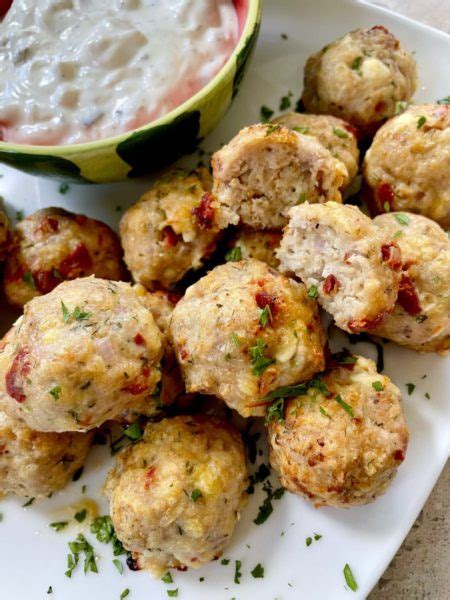 Mediterranean Chicken Meatballs Its Thyme 2 Cook