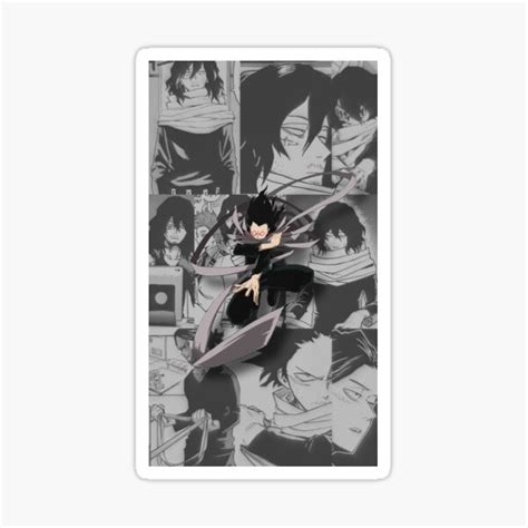 Eraserhead Aizawa Shouta Manga Panel Character Art Sticker For Sale