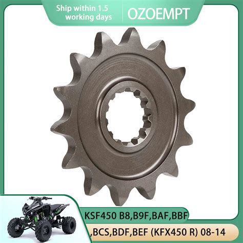 Ozoempt 520 14t Motorcycle Front Sprocket Apply To Ksf450 B8 B9f Baf