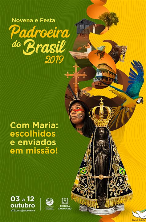 Cartaz da Novena e Festa da Padroeira 2019 Portal Kairós