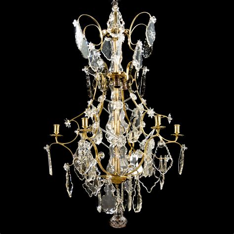 Ljuskrona Rokokostil Ca F R Sex Ljus Elektrifierad Bukowskis