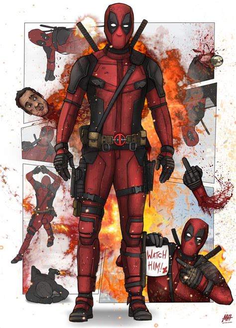 Deadpool Fan Art Deadpool By Matthewhogben The St R