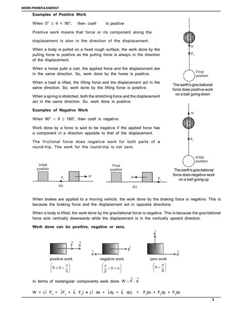 Work Energy And Power Class 11 Physics Notes Iit Jee Neet Esaral