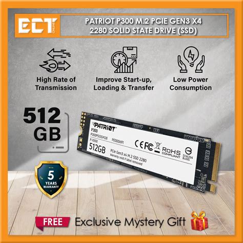 Patriot P Gb M Pcie Gen X Solid State Drive Ssd