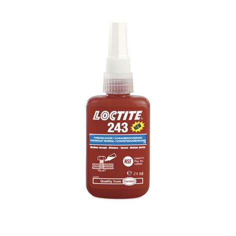 Frein Filet Moyen Usage Général Loctite 243 Flacon 24mL | Leroy Merlin
