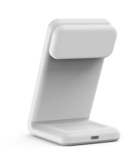 Crong Magspot Pivot Stand Magsafe In Wireless Charger White