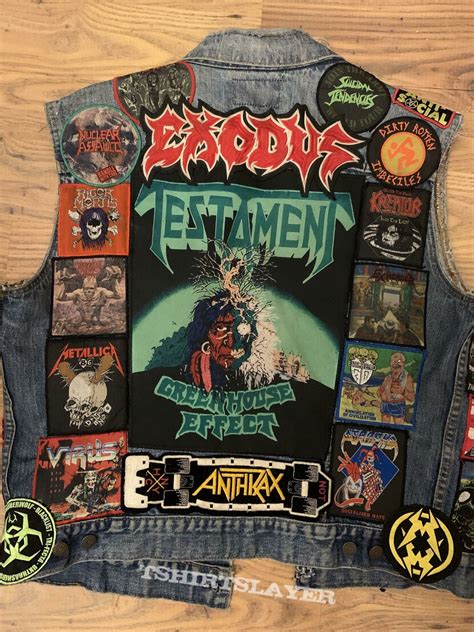 Exodus Thrash Battle Jacket Tshirtslayer Tshirt And Battlejacket Gallery