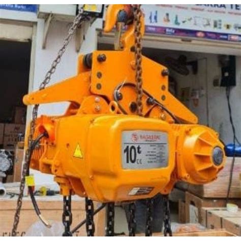 Jual Electric Chain Hoist 10 Ton X 6 Meter 3 Phase Nagasaki Japan