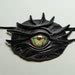 Dragon Eye Eyepatch Black Leather Gothic Style Eye Patch