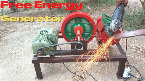 How To Make Free Energy Generator 220v With 5kw Alternator Motor Flywheel Free Electricity